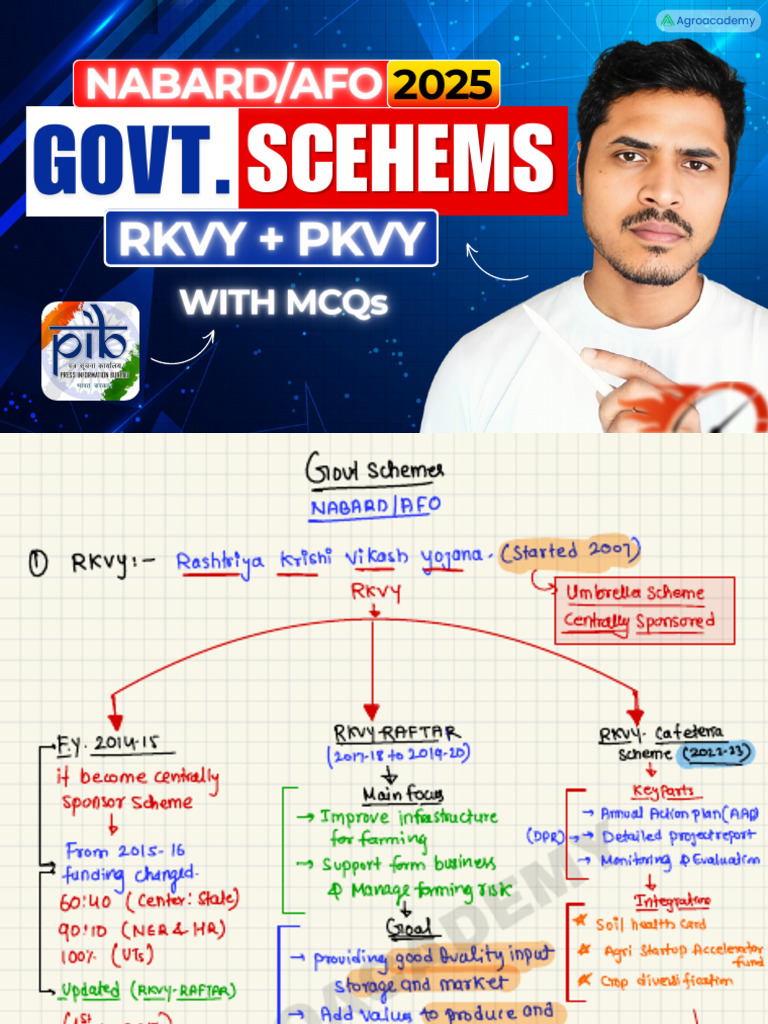 RKVY and PKVY: Agricultural Schemes Overview | PDF | Agriculture ...