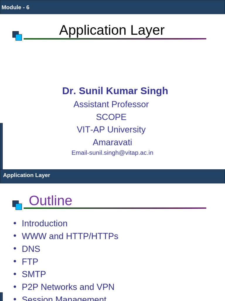 10 Application Layer Protocols 30-04-2024 | PDF | Domain Name System ...