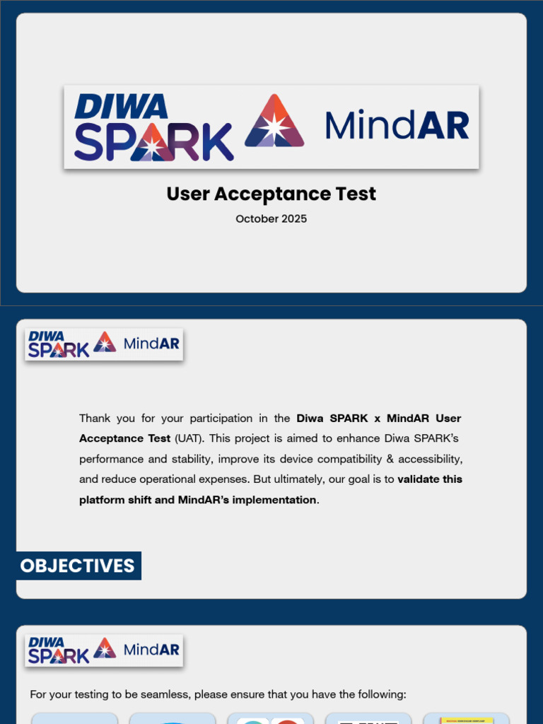 Diwa SPARK User Acceptance Test Guide | PDF | Qr Code | Computer Science