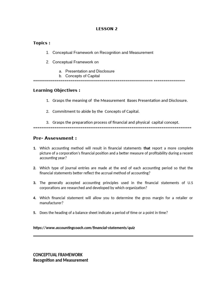 Conceptual Framework for Financial Reporting | PDF | Historical Cost ...