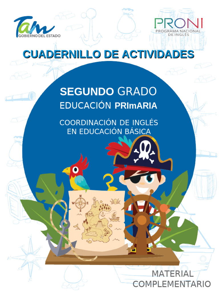 Cuadernillo de Actividades Inglés 2° Grado | PDF