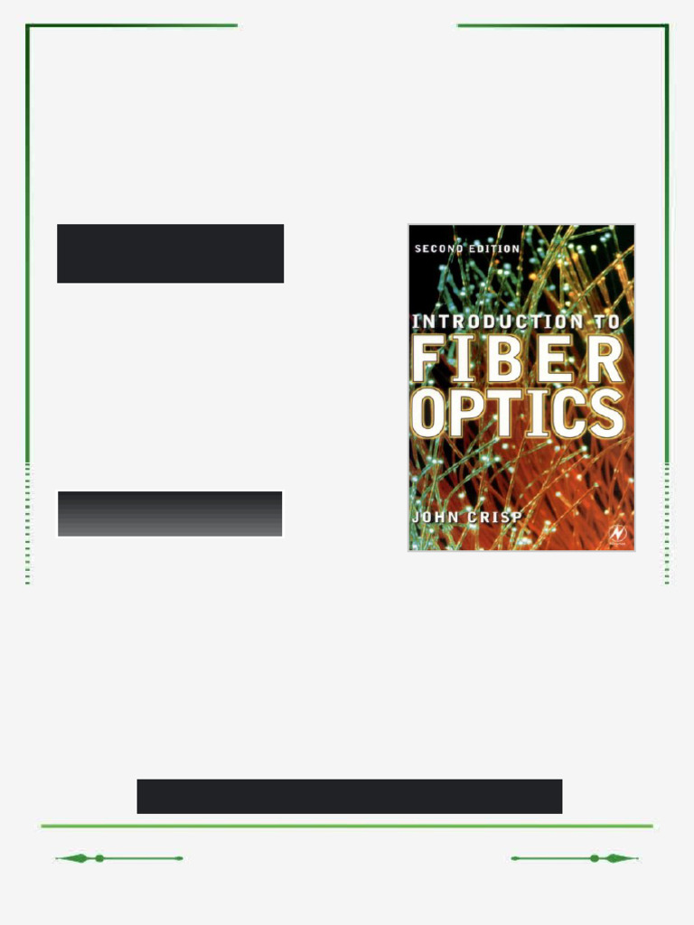 Introduction to fiber optics 2nd Edition John Crisp ebook chapter ...
