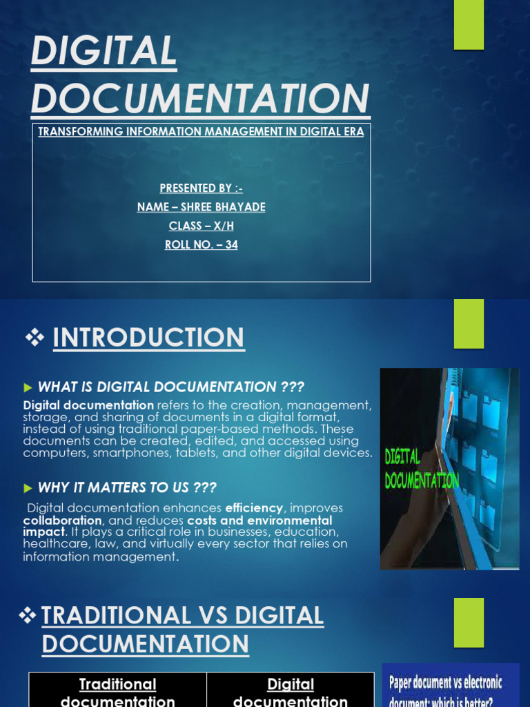 Digital Documentation: Key Benefits & Tools | PDF | Security | Computer ...