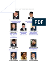 Susunan Kabinet Indonesia Bersatu II