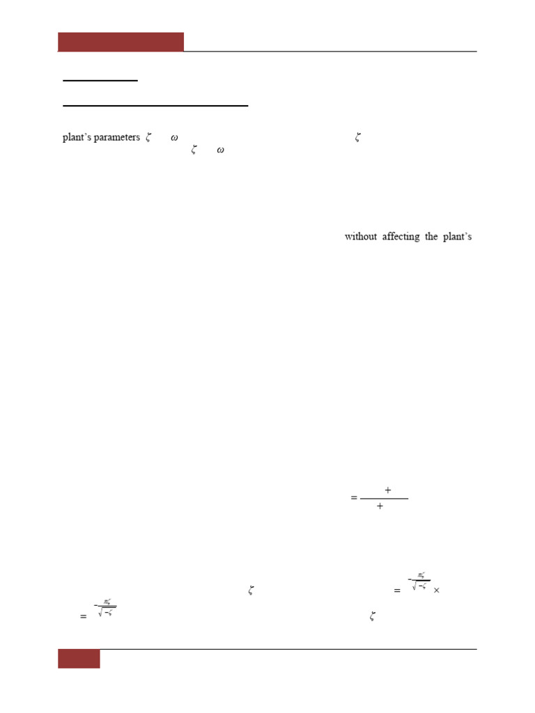 Improving Transient Response in Control Systems | PDF | Applied ...