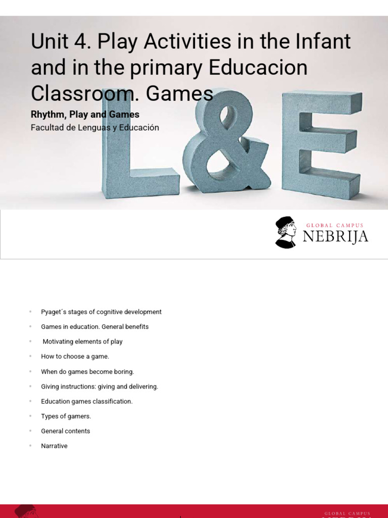 Play Activities for Infant Education | PDF | Narrative | Cognition