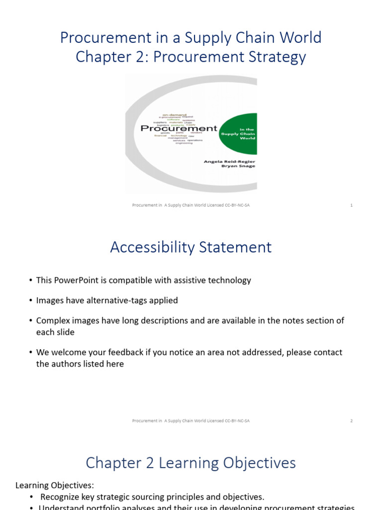 Procurement Strategy in Supply Chains | PDF | Procurement | Supply Chain
