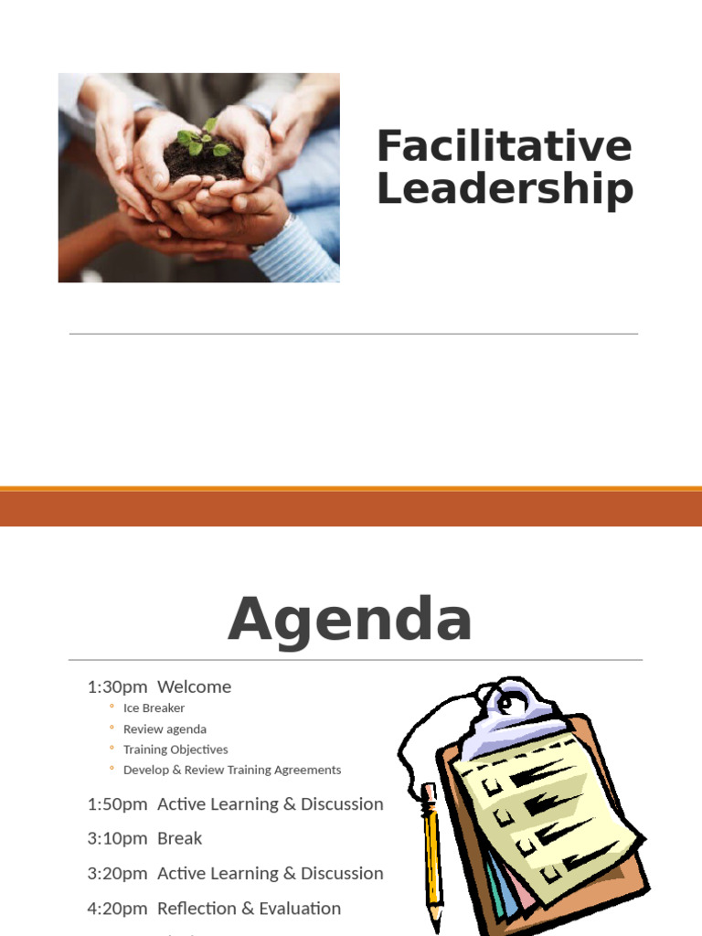 2.3.3.1 Facilitative Leadership Training | PDF | Leadership | Body Language