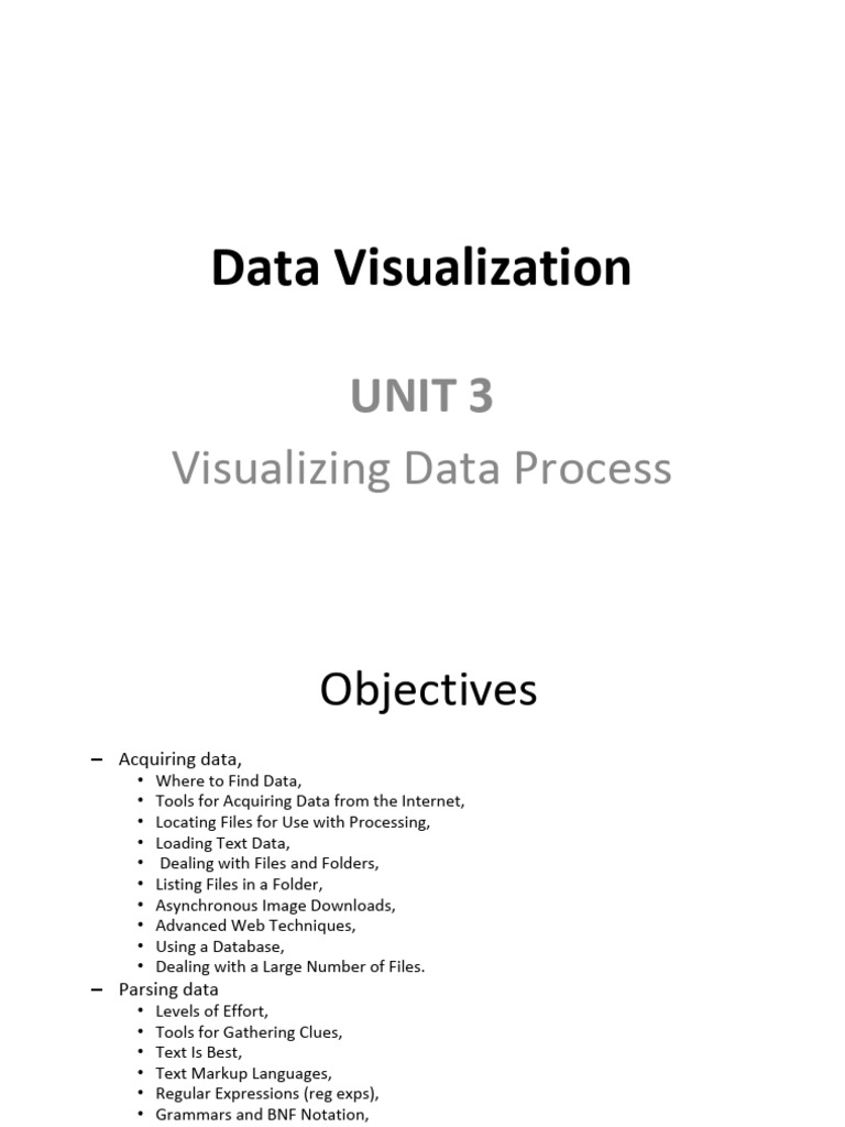 Data Acquisition and Visualization Techniques | PDF | Databases | Html