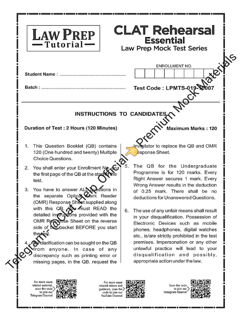 LPT MOCK 10007 Questions | PDF