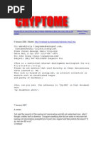  Wikileaks Leak From John Young Cryptome