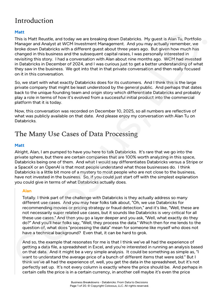 Understanding Databricks: Data Processing Insights | PDF | Acid ...