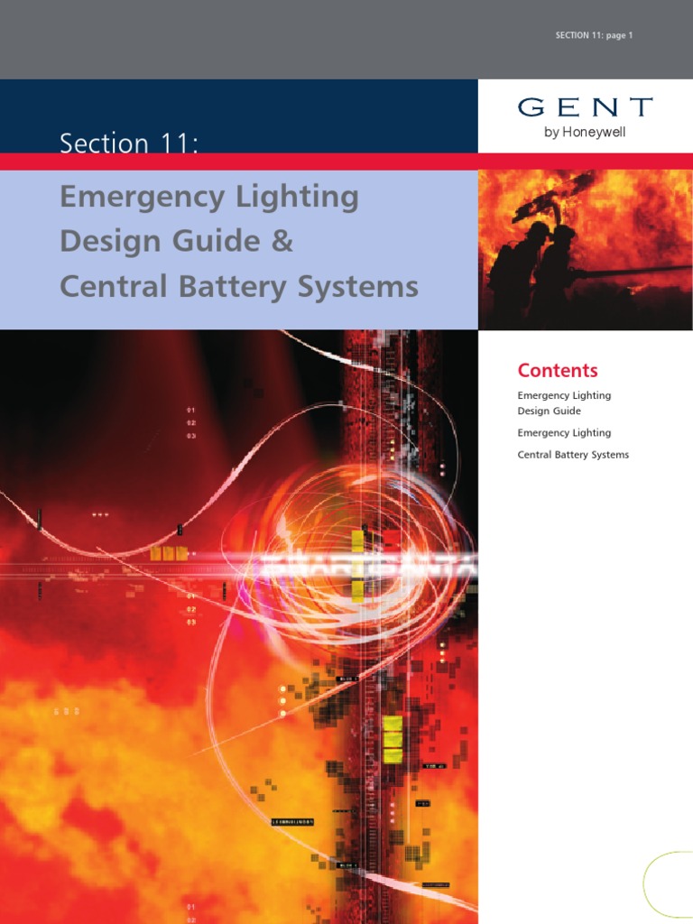 Emergency Lighting Design Guide Gent Pdf Lighting Battery
