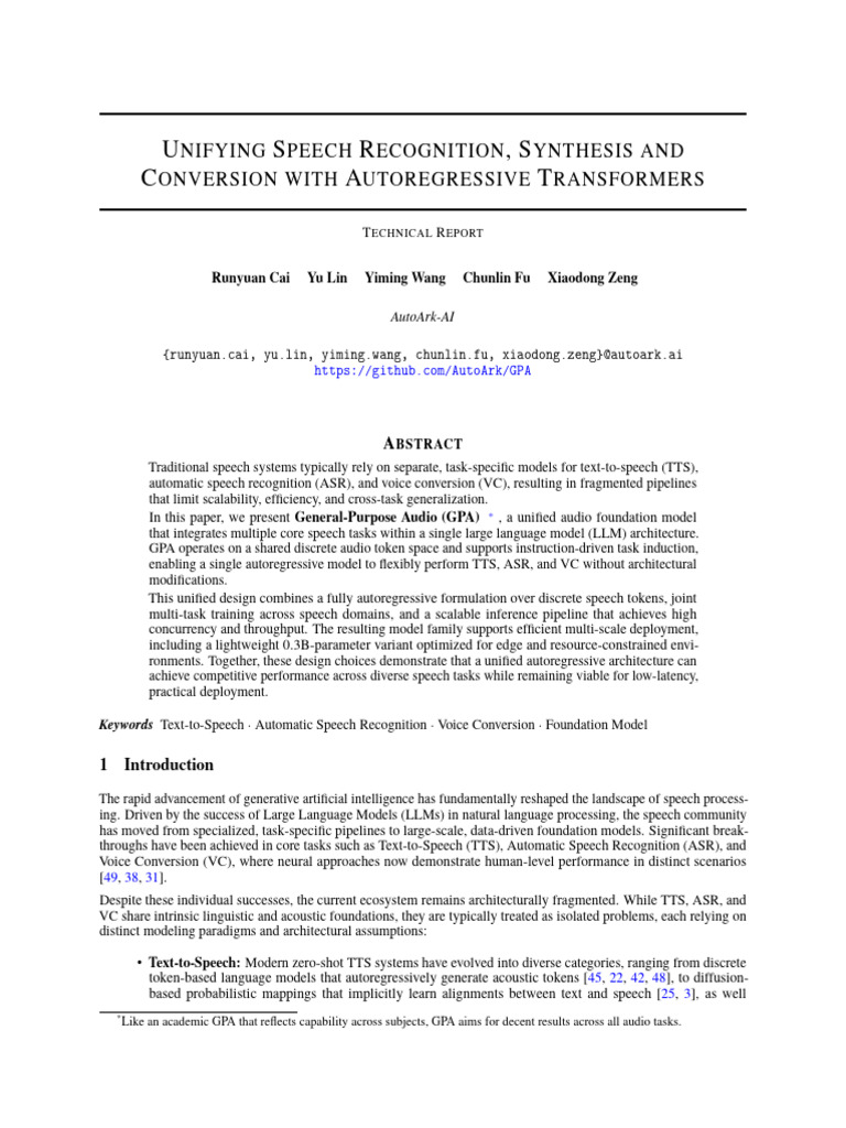 2601.10770v1 | PDF | Speech Recognition | Speech Synthesis