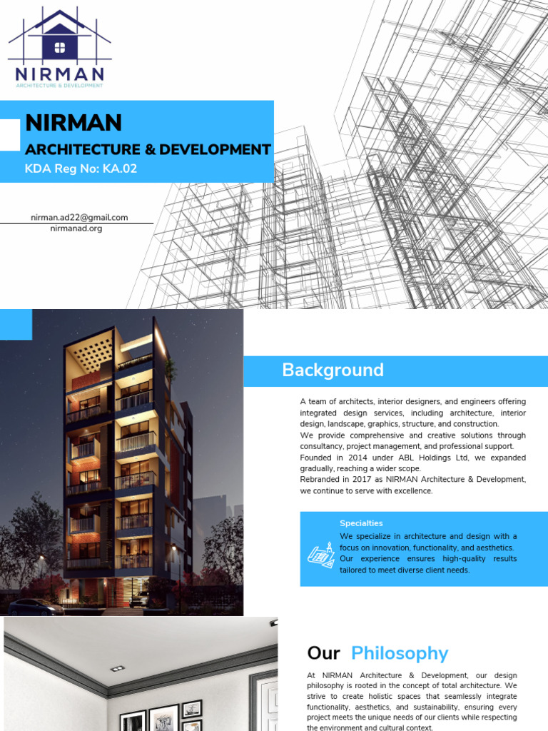 NIRMAN Architecture & Development Services | PDF | Interior Design ...