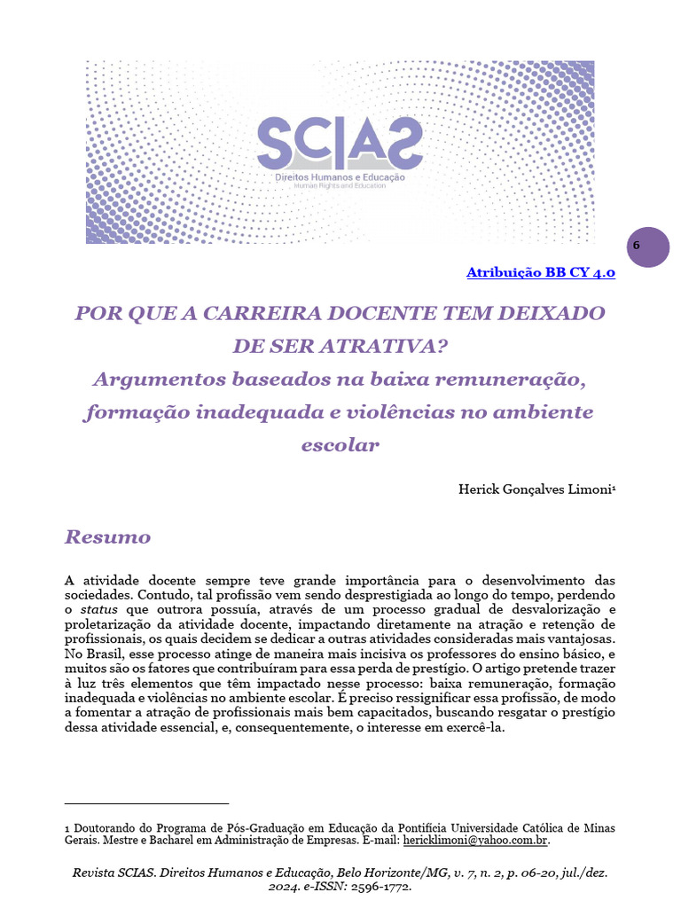 Desvalorização da Carreira Docente | PDF | Salário | Educação à distância