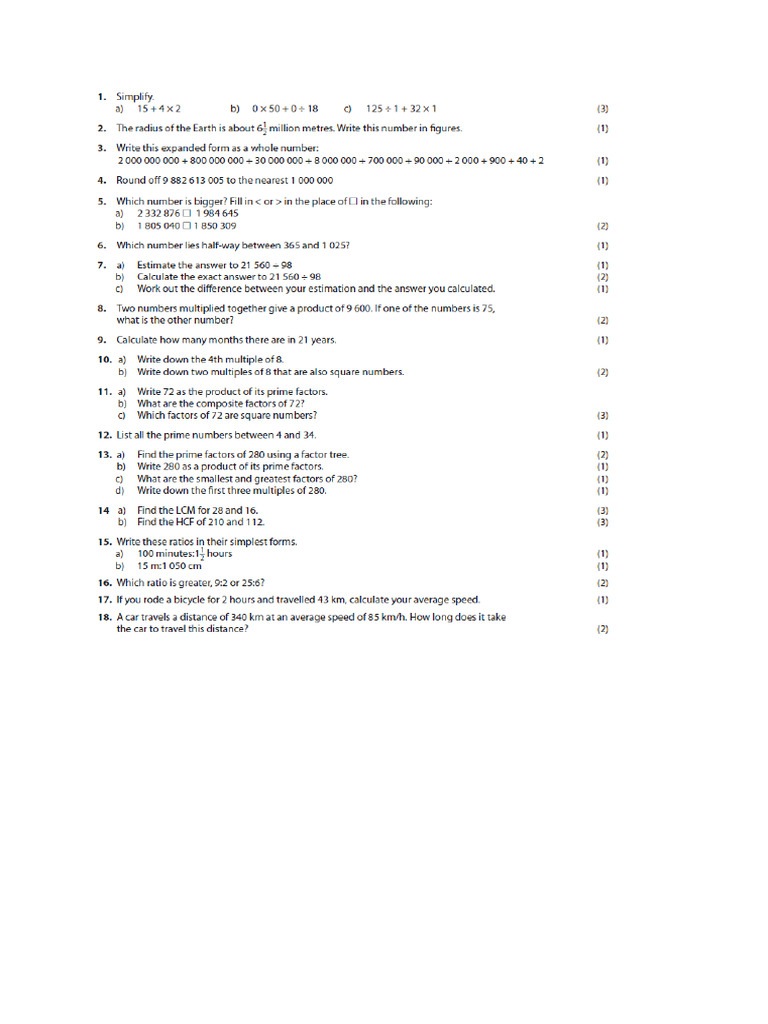 Topic1 Grade 8 | PDF