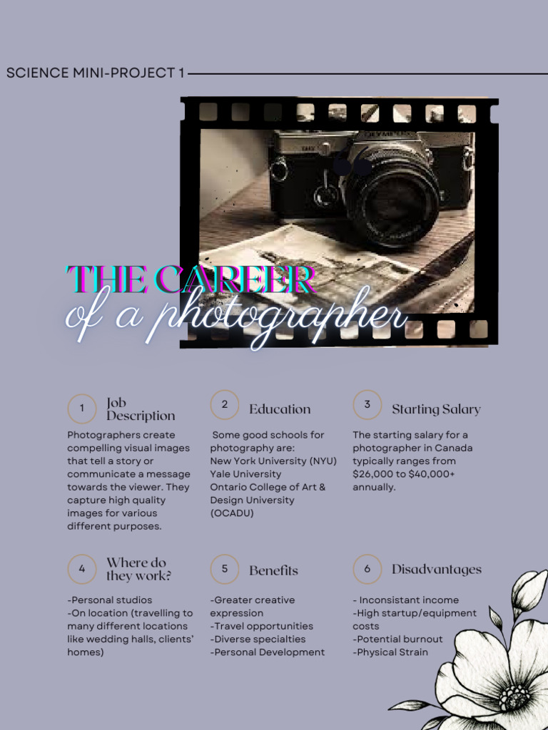 Photography Career Overview and Hazards | PDF | Hazards | Occupational ...
