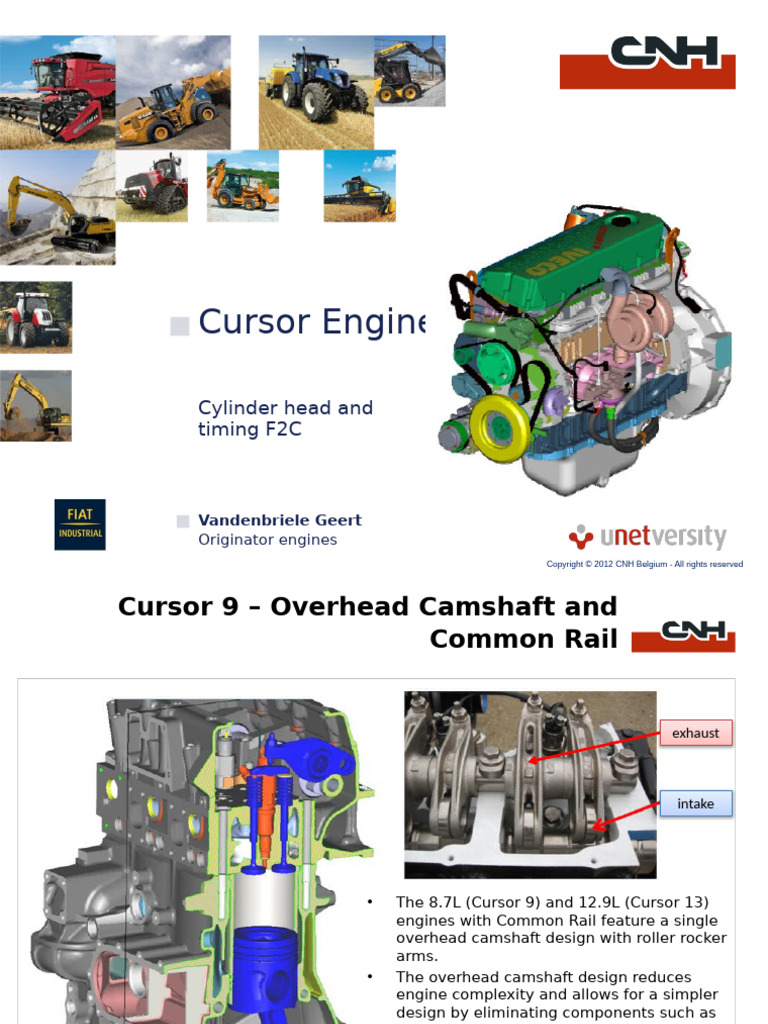 Cursor Engine F2C Cylinder Head Guide | PDF | Mechanical Engineering ...