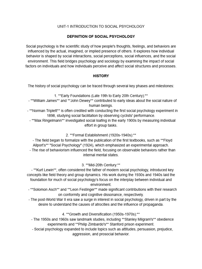 Overview of Social Psychology Concepts | PDF | Schema (Psychology) | Nonverbal Communication