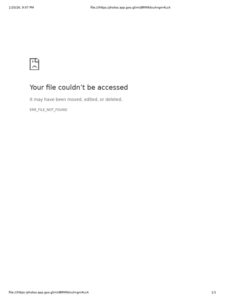 File Access Error: Not Found | PDF