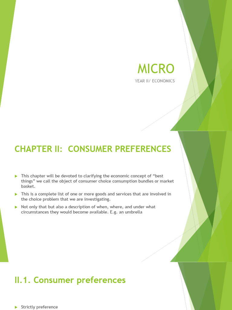 Understanding Consumer Preferences in Economics | PDF