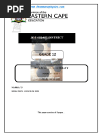 Inflation Concepts for Grade 11-12 Maths Lit | PDF | Inflation | Prices