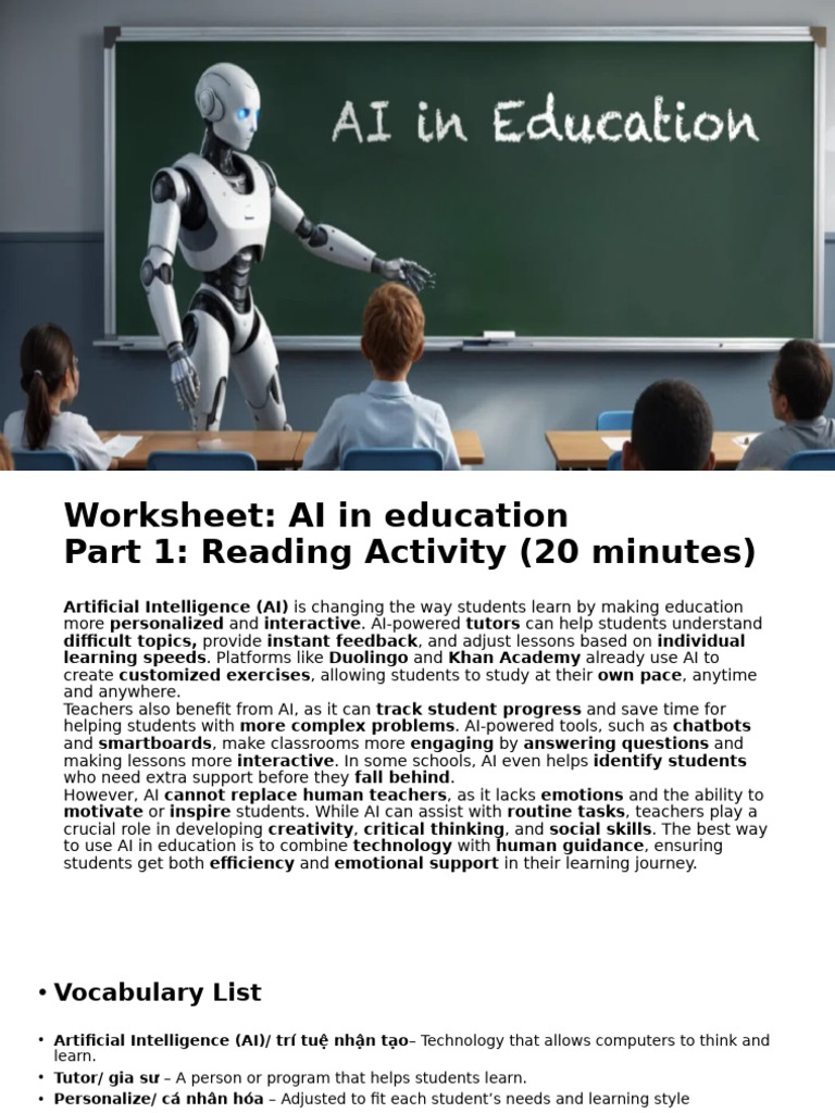 AI in Education | PDF | Artificial Intelligence | Intelligence (AI ...