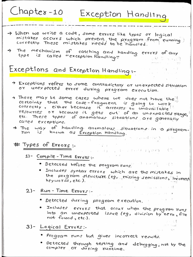 ExceptionHandling(1)(1) (1) | PDF