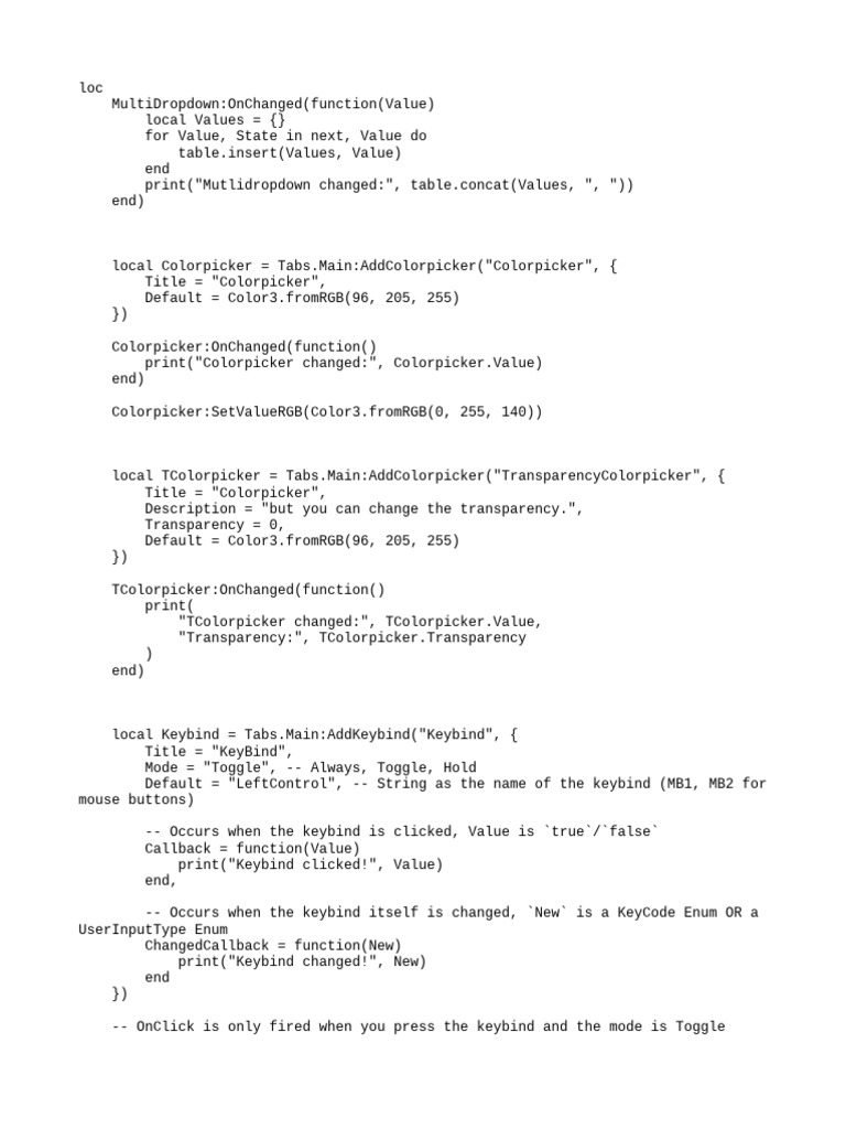 UI Elements and Config Management in Lua | PDF | Software | Computing