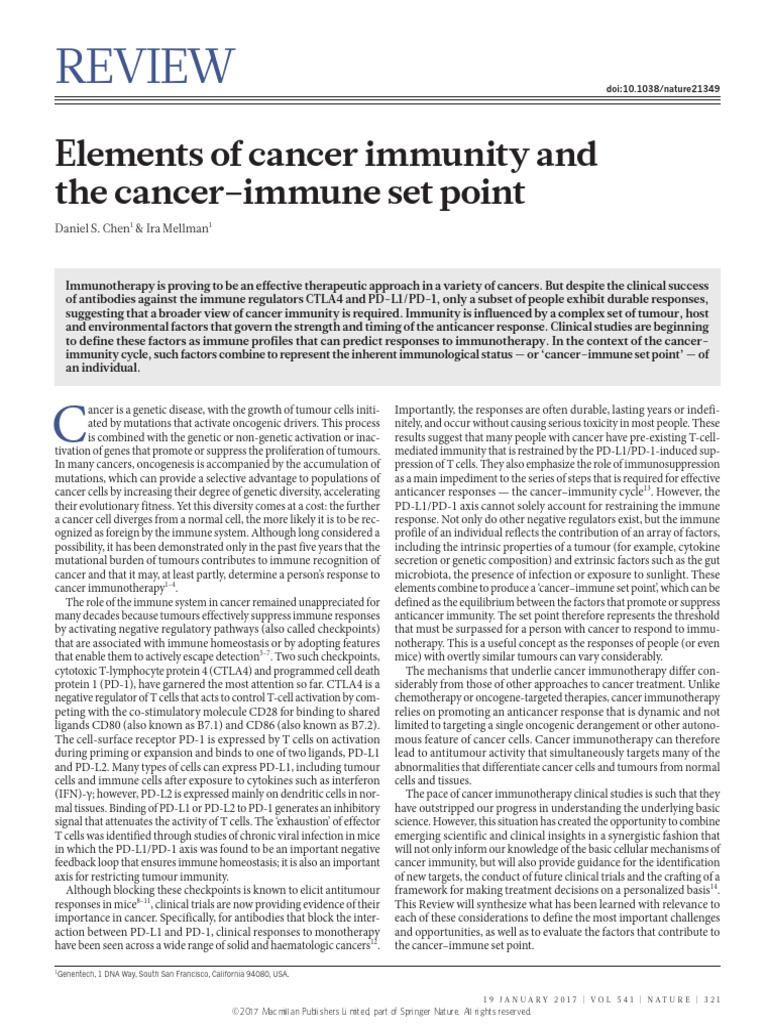 Understanding Cancer Immunotherapy Dynamics | PDF | T Cell | Antigen