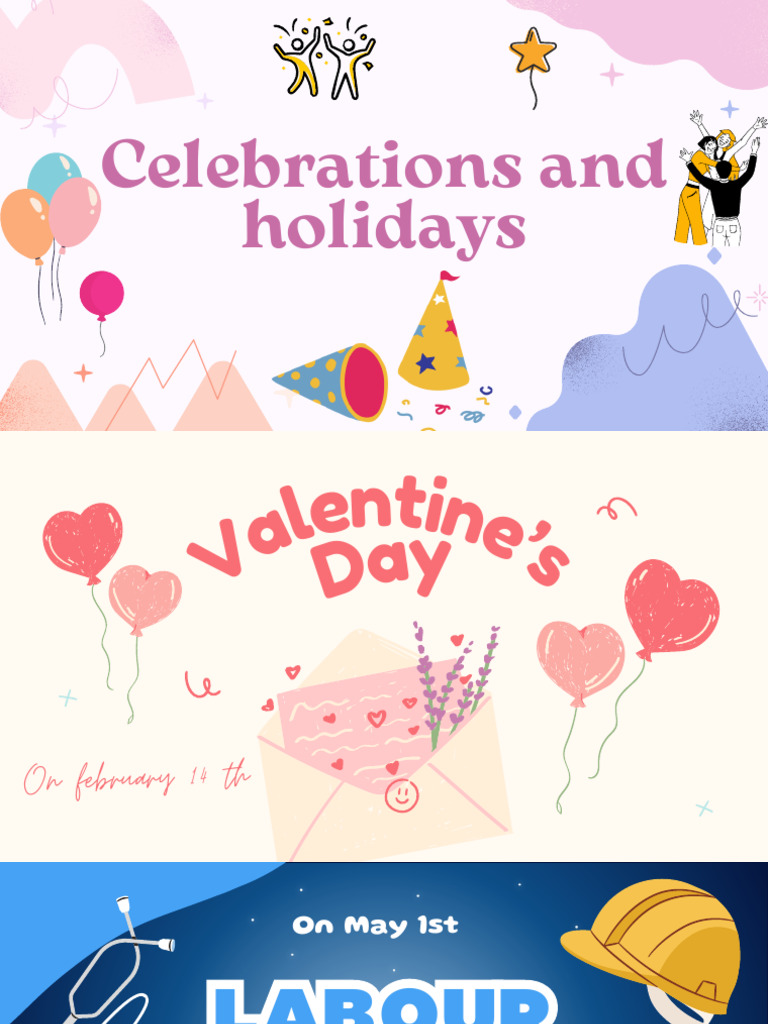 Celebrations Vocabulary FRIDA | PDF