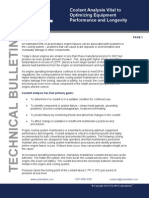 Coolant Analysis Vital to Performance