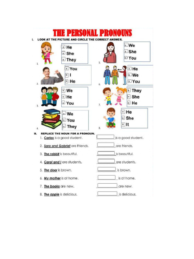 Pronouns and Verb To Be | PDF