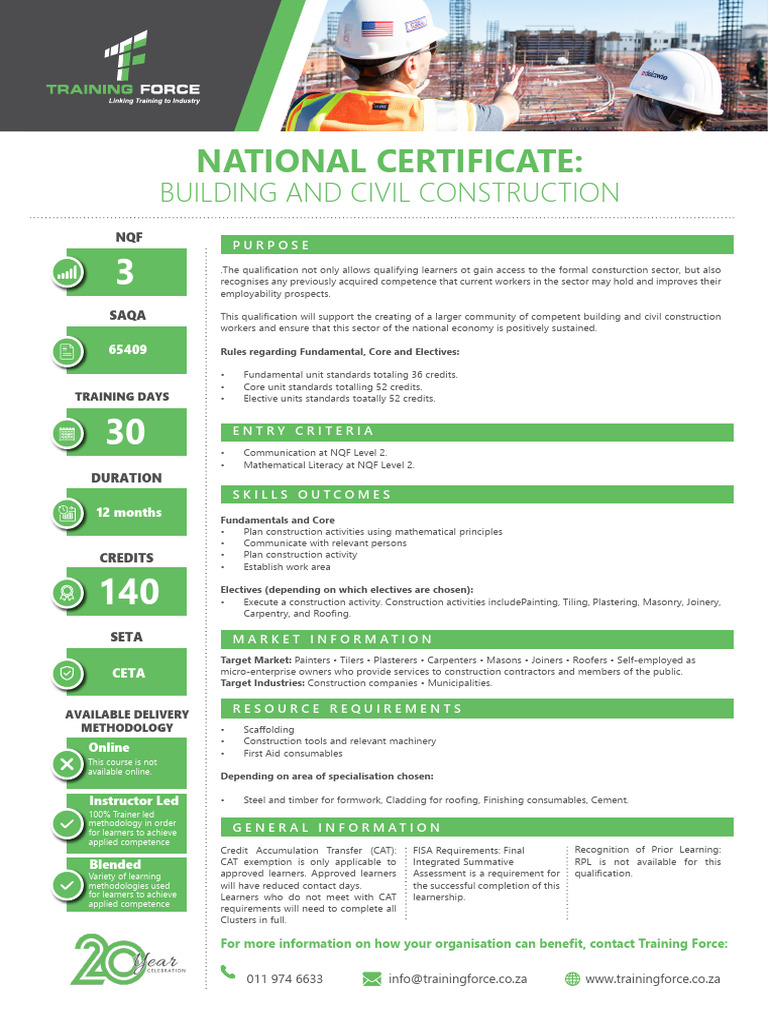 65409 Nc Building Civil Construction Level 3 (1) | PDF | Carpentry