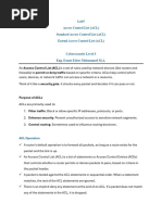 Understanding ACL Concepts and Operations | PDF
