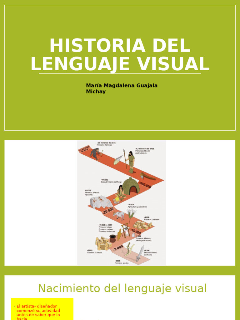 Historia Del Lenguaje Visual | PDF | Imagen | Las artes
