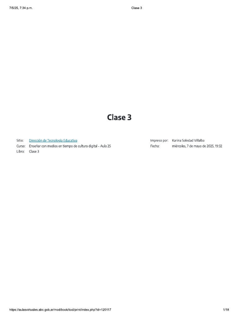 Clase 3 | PDF