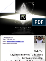 ValuTV InternetTV Berbasis ABR streaming