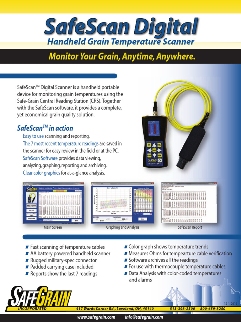 Handheld Grain Temperature Scanner | PDF