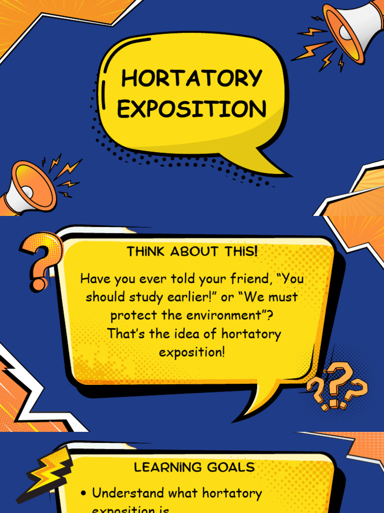 Understanding Hortatory Exposition | PDF