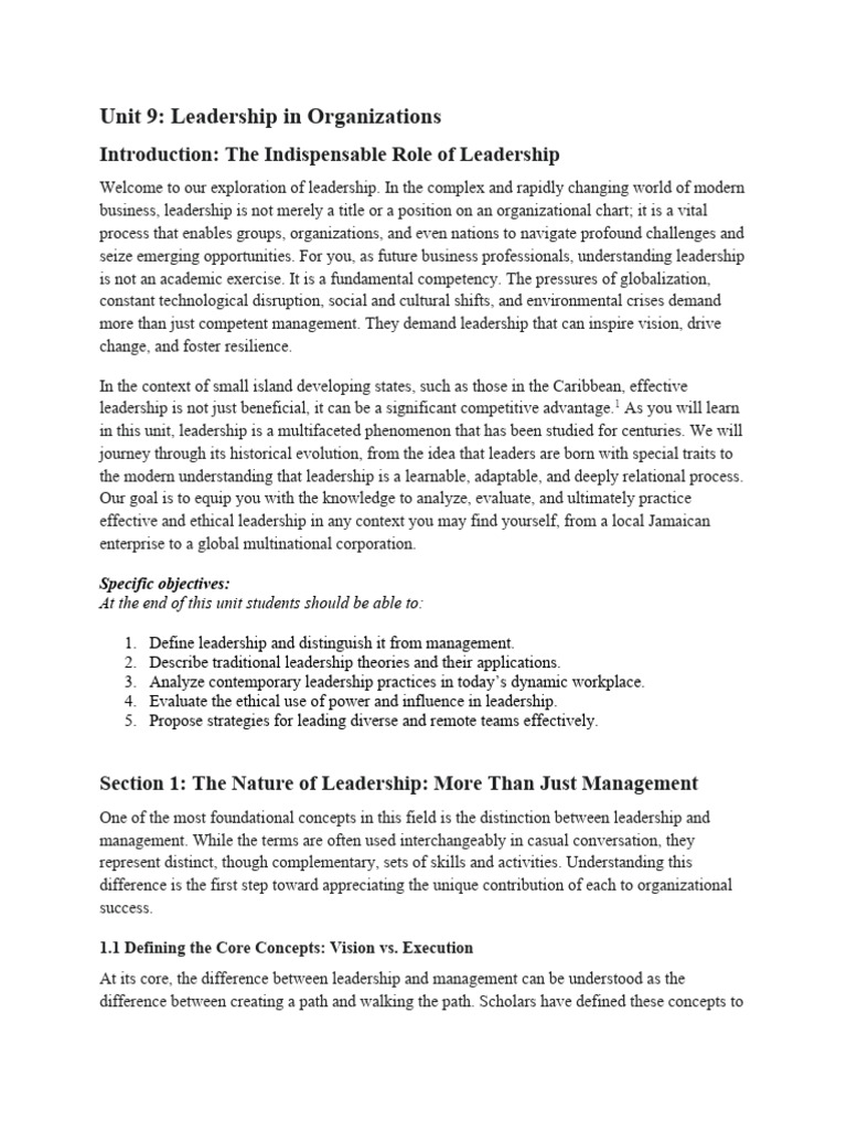 Leadership Essentials for Business Success | PDF | Power (Social And ...