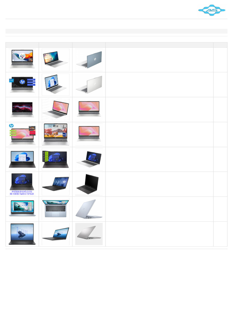 Catálogo de Notebooks HP y Dell 2026 | PDF | Informática | Ingeniería ...