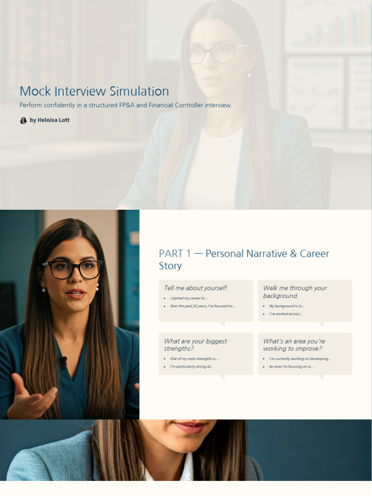 FP&A Interview Preparation Guide | PDF | Communication | Cognition