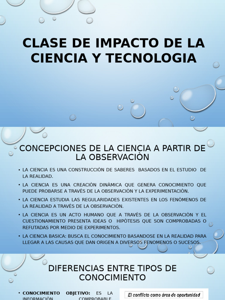 Clase de Impacto de La Ciencia y Tecnologia | PDF | Biotecnología ...