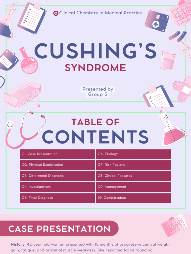 Cushing's Syndrome: Diagnosis & Management | PDF | Adrenal Gland | Cortisol
