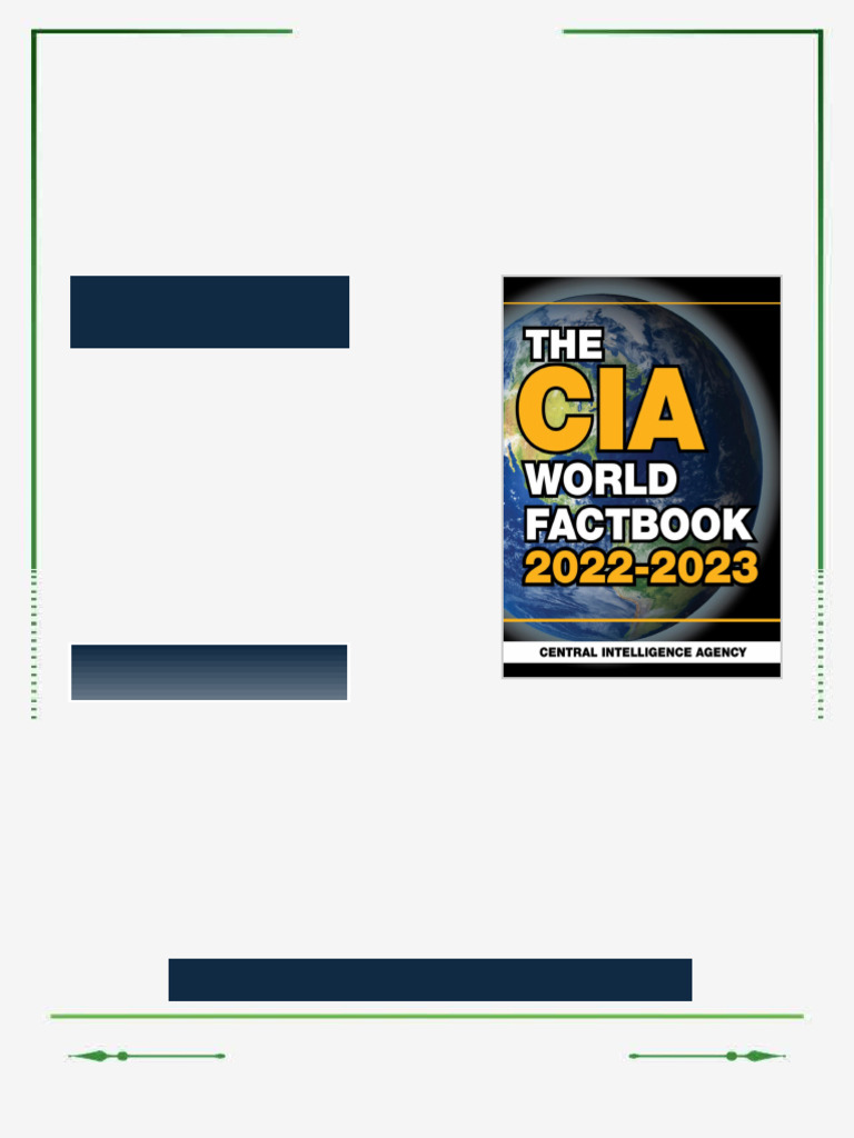 CIA World Factbook 2022 2023 6th Edition Central Intelligence Agency ...