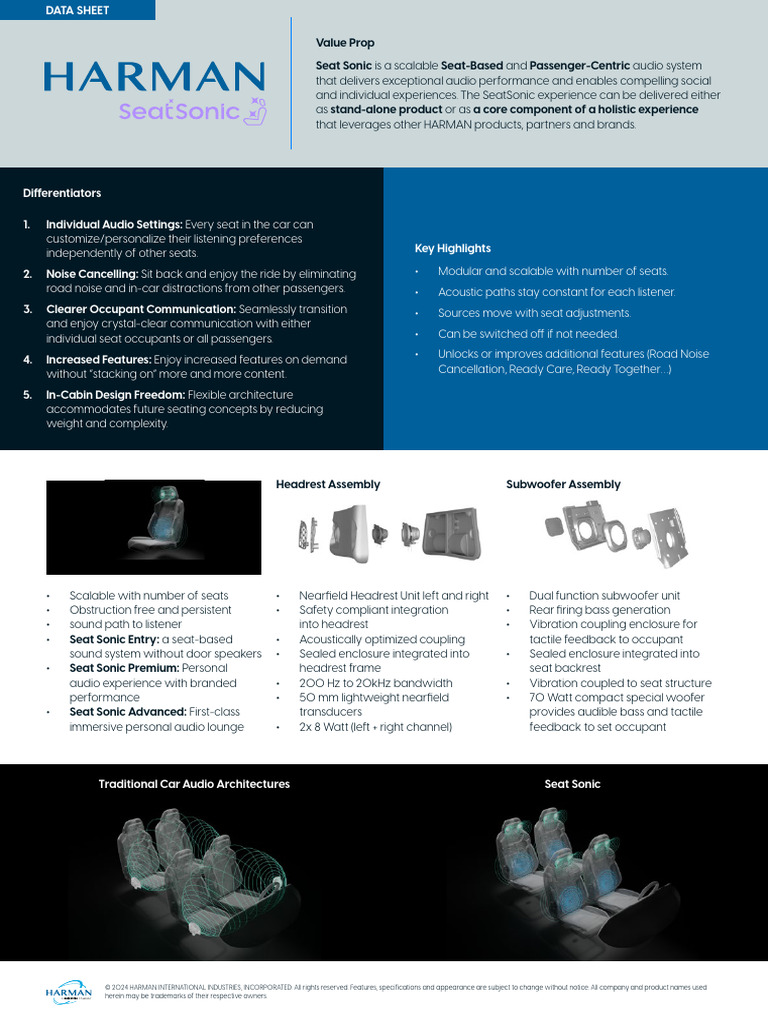 Scalable Seat-Based Audio System | PDF | Acoustics | Sound