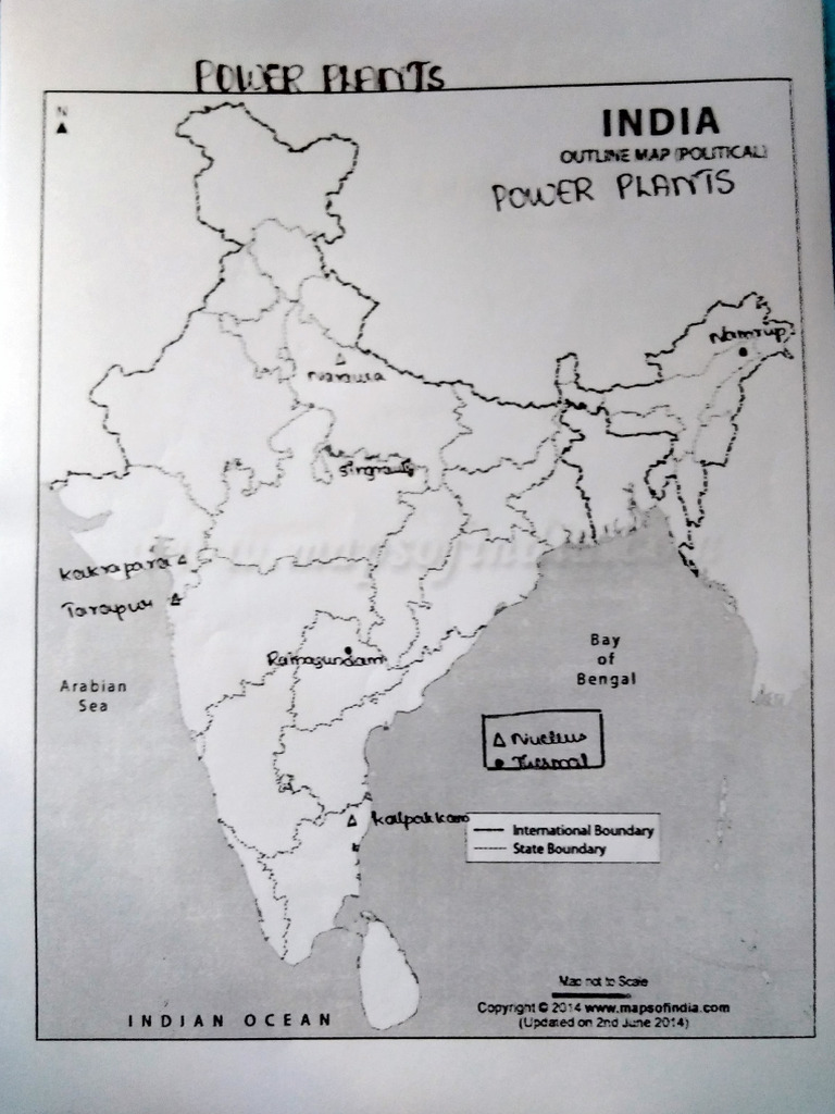 Political Map of India and Surroundings | PDF