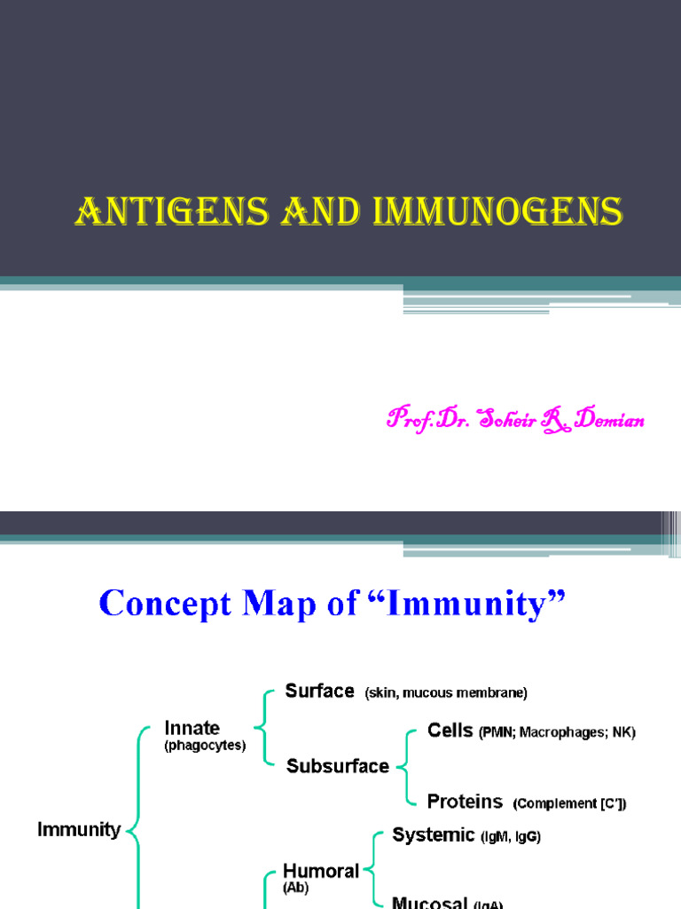 Understanding Antigens and Immunogens | PDF | Antigen | Immune System